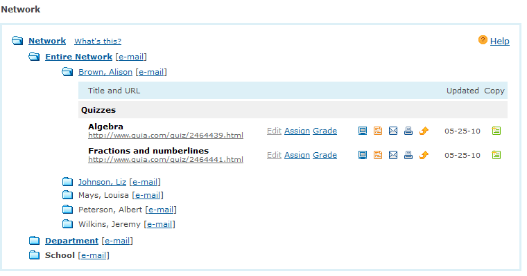 Expanded network screenshot